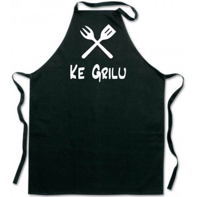 Povidlo.cz Zástěra Ke grilu Černá – Hledejceny.cz