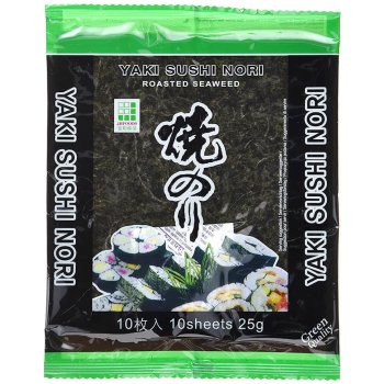 Yaki Sushi Nori Green pražené mořské řasy 25 g