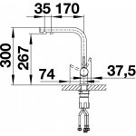 Blanco FONTAS II antracit 523130 – Zboží Mobilmania