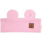 Baby Nellys Čelenka Teddy s oušky pro děti Hand Made - růžová – Zboží Dáma