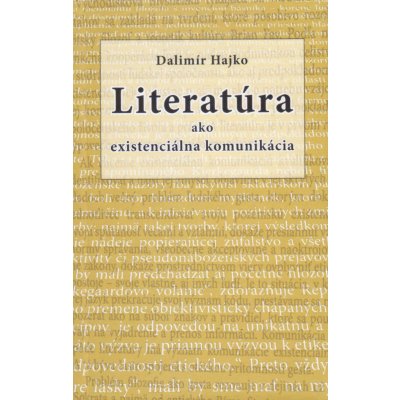 Literatúra ako existenciálna komunikácia – Zbozi.Blesk.cz