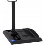 iPega P5S028 All-in-one Nabíjecí Stojan s Chlazením pro PS5, PS5 Slim Black – Zboží Živě