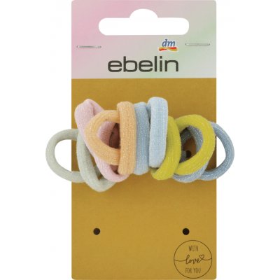 ebelin dětské gumičky do vlasů mini, pastelové 12 ks – Hledejceny.cz
