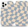 Pouzdro a kryt na mobilní telefon Apple Mobiwear - Apple iPhone 11 Pro - VA59S Modrá a béžová šachovnice