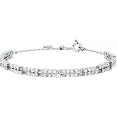 Michael Kors Nádherný stříbrný náramek se zirkony Premium MKC1812040 – Zboží Mobilmania