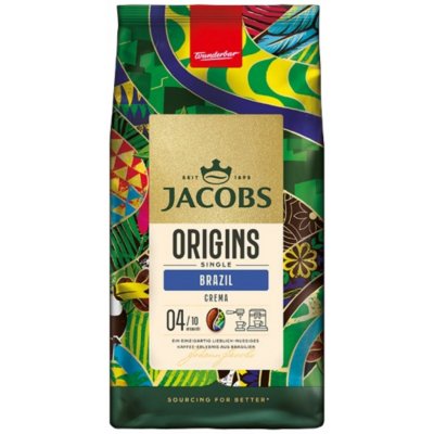 Jacobs Origins Brazil Crema zrnková 1 kg – Hledejceny.cz