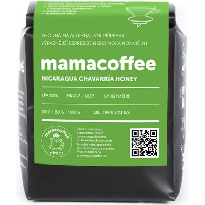 mamacoffee výběrová káva Nicaragua Chavarría Honey 250 g – Zbozi.Blesk.cz