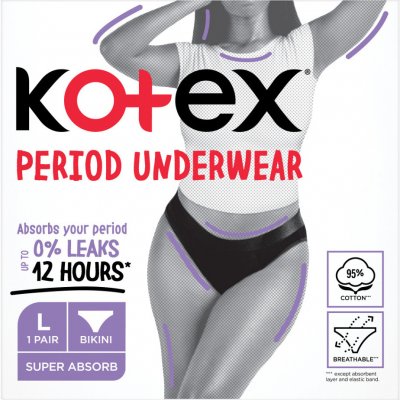 Kotex Period Underwear menstruační kalhotky – Zboží Dáma