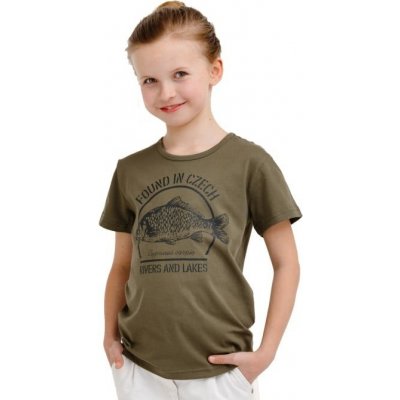 dětské tričko Bushman kapr zelená – Zboží Dáma