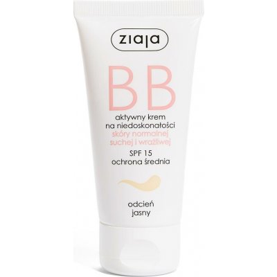 Ziaja BB Cream Normal and Dry Skin bb krém pro normální a suchou pleť SPF15 Light 50 ml – Zboží Dáma