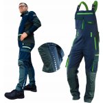 Neo Tools 81-247 monterkové kalhoty s laclem Premium modro-zelené – Zboží Dáma