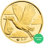 Česká mincovna Slovenský zlatý dukát k narození dítěte 2025 proof 3,49 g – Zboží Dáma