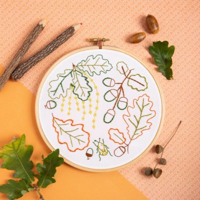 Vyšívací sada Dubové listy a plody Hawthorn – Hledejceny.cz