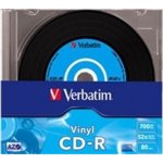 Verbatim CD-R 700MB 52x, AZO, printable, slimbox, 10ks (43426) – Zboží Mobilmania