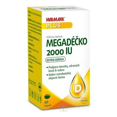 Walmark Megadéčko 2000 IU kapslí inov. 2024 60 kapslí – Hledejceny.cz