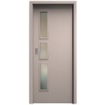 Sapeli Elegant Komfort M33 posuvné taupe 80 x 210 cm Satináto bílé – Hledejceny.cz