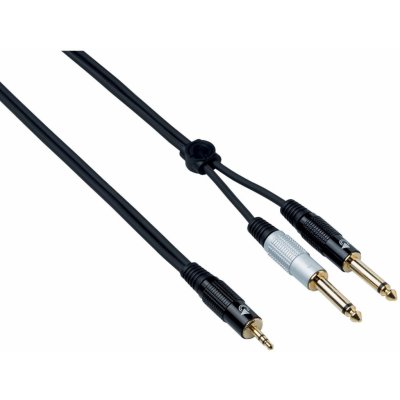 kabel audio 2x jack 6.3 mm konektor 1x jack 3.5 – Heureka.cz