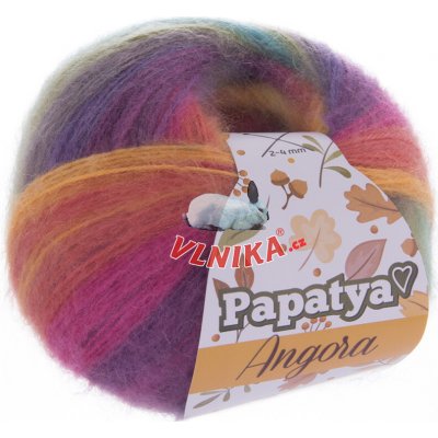 Kamgarn Příze Papatya Angora Batik Varianta: 556-37 – Hledejceny.cz