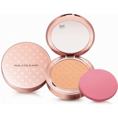 Naj-Oleari Silk feel Powder Foundation kompaktní pudr a make-up 2v1 02 peach 9,5 g