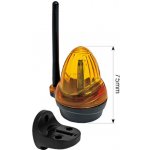 Universální LED maják - výstražný blikající maják , 12V, 24V, 230V – Zbozi.Blesk.cz