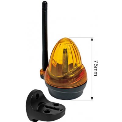 Universální LED maják - výstražný blikající maják , 12V, 24V, 230V – Zbozi.Blesk.cz