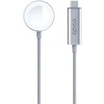Epico Apple Watch rychlonabíjecí kabel USB-C - stříbrná 9915112100063 – Zboží Živě