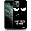 Pouzdro a kryt na mobilní telefon Apple Pouzdro Picasee ULTIMATE CASE MagSafe Apple iPhone 11 Pro Max - Don't Touch My Phone