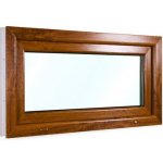 SkladOken.cz Okno sklopné 105x55 cm bílá zlatý dub – HobbyKompas.cz