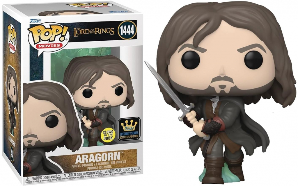 Funko Pop! 1444 The Lord of The Rings Aragorn GITD Special Edition