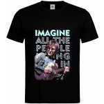 Tričko John Lennon Imagine all the people černá – Hledejceny.cz