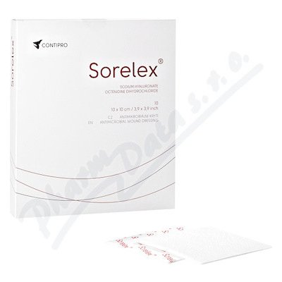 Contipro Sorelex antimikrobiální krytí 10 x 10 cm 10 ks – Zbozi.Blesk.cz