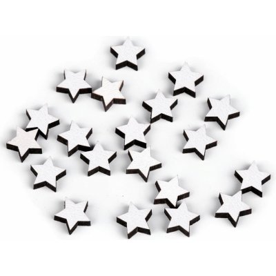 Dřevěná hvězda mini k nalepení Ø10 mm Barva: bílá přírodní – Zboží Dáma Dřevěná hvězda mini k nalepení Ø10 mm Barva: bílá přírodní – Zboží Dáma