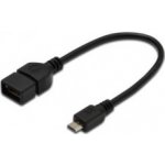 Digitus AK-300309-002-S USB 2.0, OTG, type micro B - A, M/F, 0.2m – Hledejceny.cz