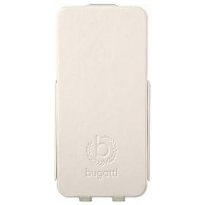Pouzdro Bugatti Ultra Thin Flip iPhone 5 bílé – Zboží Mobilmania
