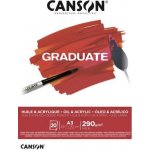 Canson Papír na akryl a olej Graduate Oil & Acrylic blok A3 290g 20 listů – Zbozi.Blesk.cz