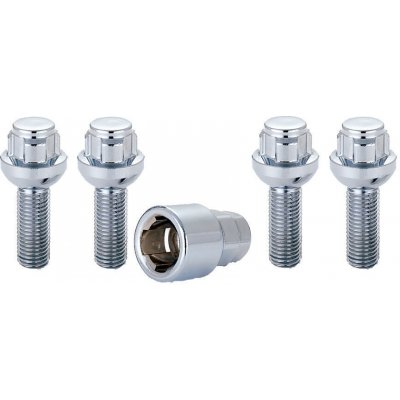 11.212 Bezpečnostní kolové šrouby M12x1.5 L28 koule R13, délka závitu 28 mm, klíč 19 – Sleviste.cz