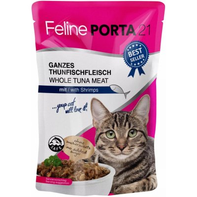 Feline Porta 21 tuňák s krevetami 100 g – Zbozi.Blesk.cz