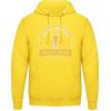 Pánská mikina s potiskem AWDis Hoodie Mikina Motiv Save water Drink Beer Sluneční žlutá