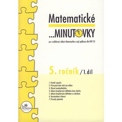 Matematické minutovky pro 5. ročník/ 1. díl - 5. ročník - Josef Molnár