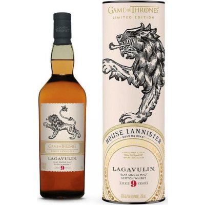 Lagavulin 9 Year Old Game of Thrones House Lannister 46% 0,7 l (tuba) – Hledejceny.cz
