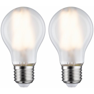 Paulmann LED žárovka 7 W E27 mat teplá bílá 2ks-sada – Hledejceny.cz