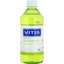 Vitis Orthodontic ústní voda pro uživatele fixních rovnátek příchuť Apple Mint Alcohol Free CPE Sodium Fluoride Allantoin Aloe Vera 500 ml