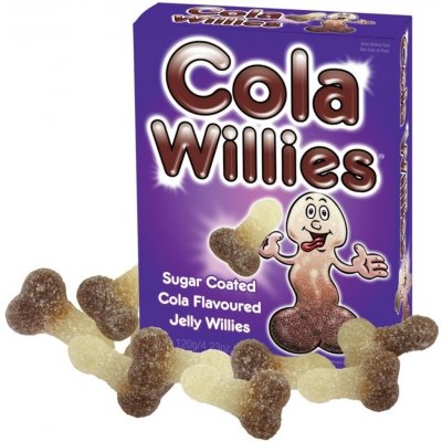 S&F Jelly Willies Želatinové bonbony ve tvaru penisu s příchutí coly 120 g