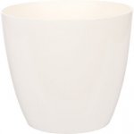 Plastkon Ella Lesk květináč Bílá 13 cm – Hledejceny.cz