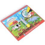 Vodní omalovánky zvířátka s perem 18,5x15,5 cm – Zboží Mobilmania