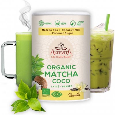 Altevita Bio Matcha coco latte frappe 220 g – Zboží Dáma