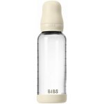 Bibs antikoliková sklenená fľaša s kaučuk cumlíkom Ivory 240ml – Sleviste.cz