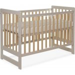 Tomi Dětská dřevěná postýlka XXII. 22 kašmír/buk se zábranou – Sleviste.cz