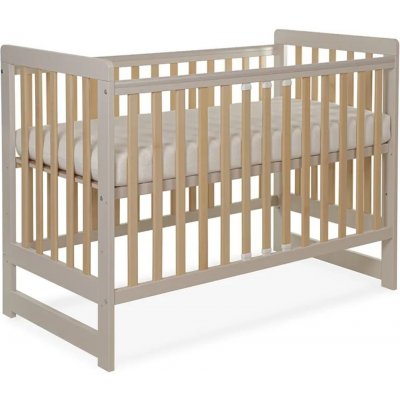 Tomi Dětská dřevěná postýlka XXII. 22 kašmír/buk se zábranou – Sleviste.cz