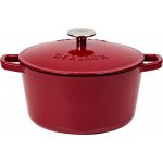 Gerlach Litinový hrnec s pokl. NATUR 21 cm 3 l burgundy – Hledejceny.cz